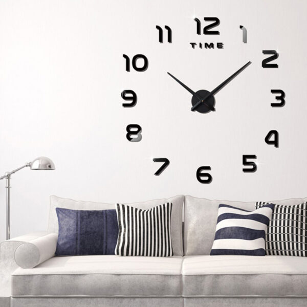 Reloj Decorativo 3d Adhesivo Gigante - Imagen 4