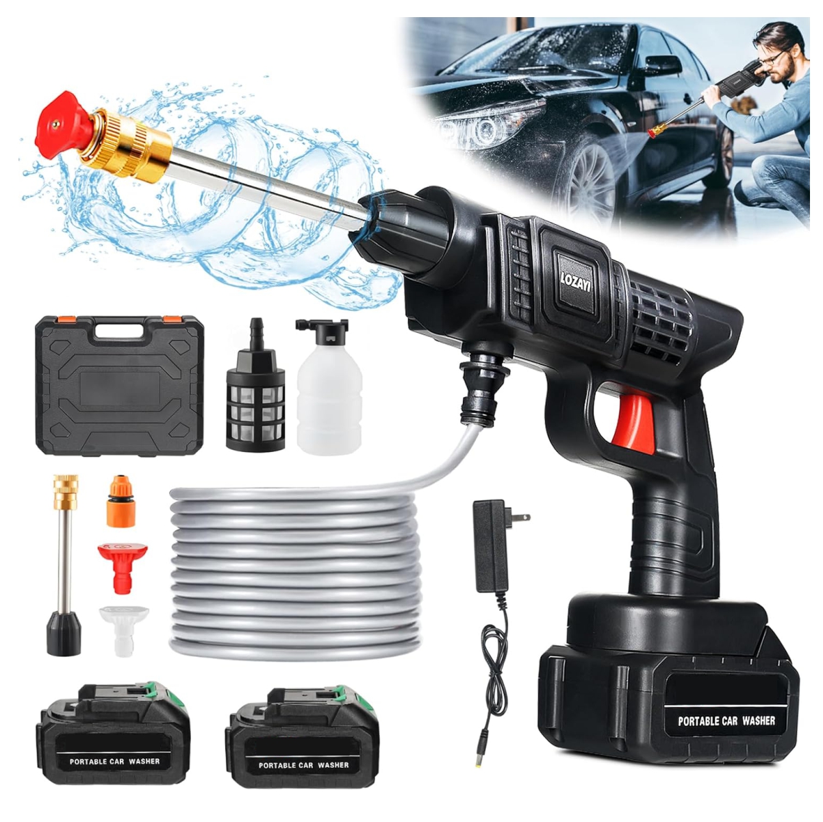 Hidrolavadora A Presion Recargable 2 Bat