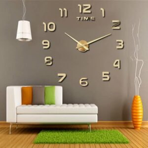 Reloj Decorativo 3d Adhesivo Gigante