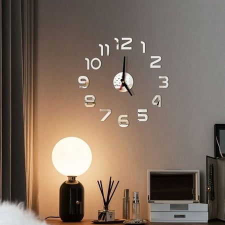 Reloj Decorativo 3d Adhesivo Gigante - Imagen 2