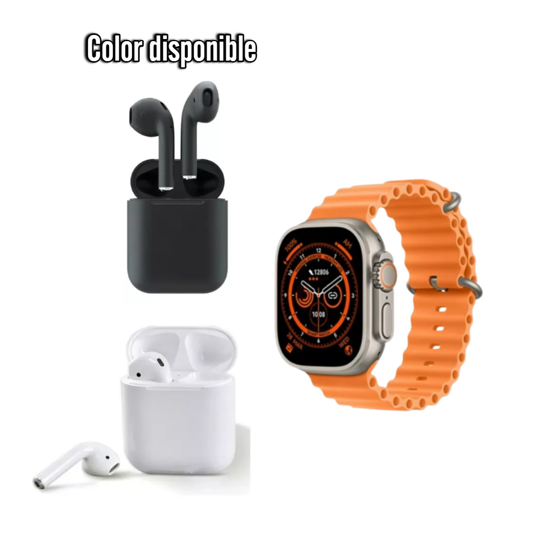 Combo Bolso 37cm Reloj T800 I12 - Imagen 6