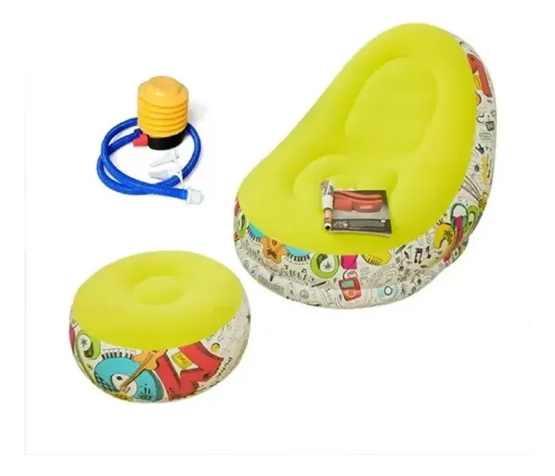 Sillon Puff Inflable Reclinable Diseno - Imagen 2