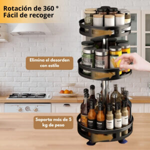 Organizador Giratorio 360 3 Niveles