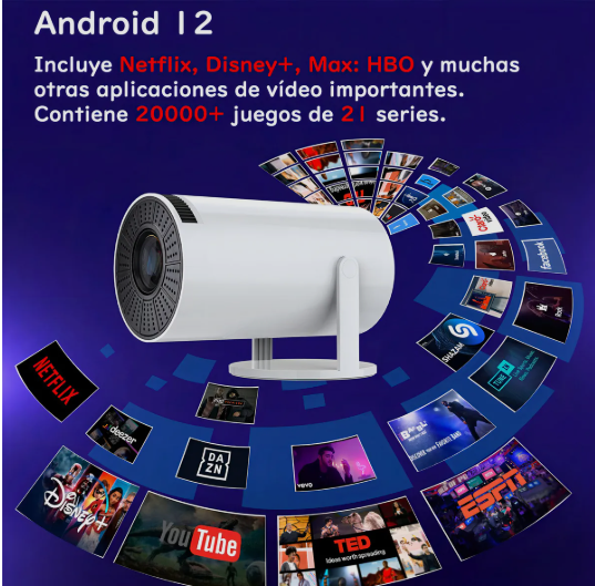 Proyector Con Juegos Hy300 Plus Led - Imagen 6
